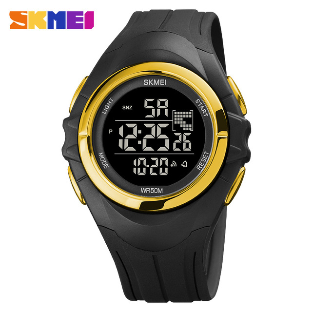 SKMEI Japan Digital Military Movement 5Bar Waterproof Men's Watch LED Light Stopwatch Wristwatch Relogio Masculino 1790