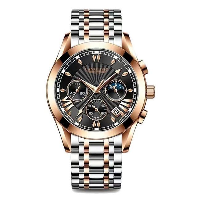 POEDAGAR Men's Watch Luxury Brand Sport Watch Men Full Steel Watches Male Wrist Watch Male Watch Male Clock