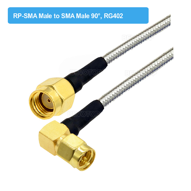 RG402 SMA Male to SMA Male Plug Semi Flexible Silver RG402 Test Cable High Frequency 50ohm 6GHz RF Pigtail Coaxial Cable