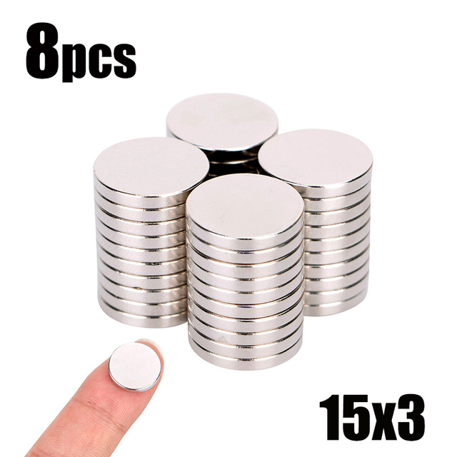 10 20pcs/lot 15x2 15x3 15x4 10x2 12x2mm Strong Magnets Rare Earth Magnets Hot Neodymium Magnets Small Round Magnets