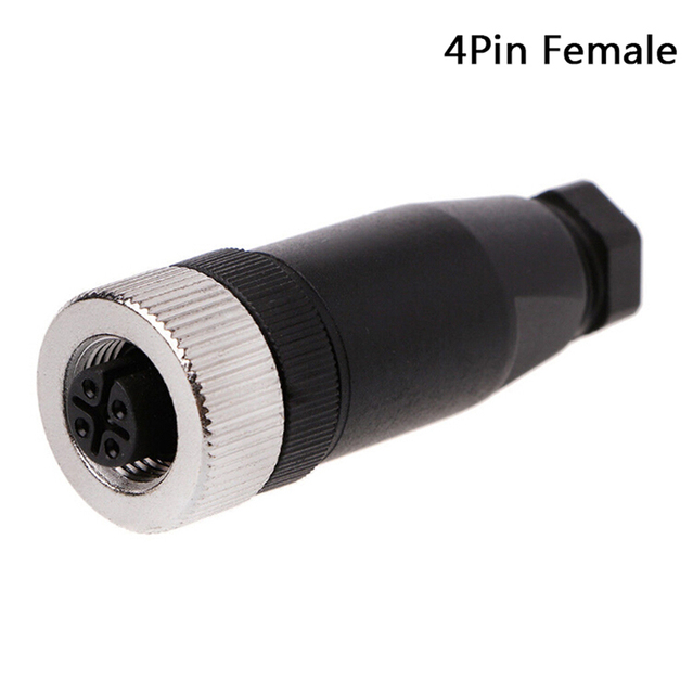 PG7 Sensor Connector IP67 3 4 5 Pin Male / Female Waterproof Connector Plug Screw Straight / Right Angle M12 Plug