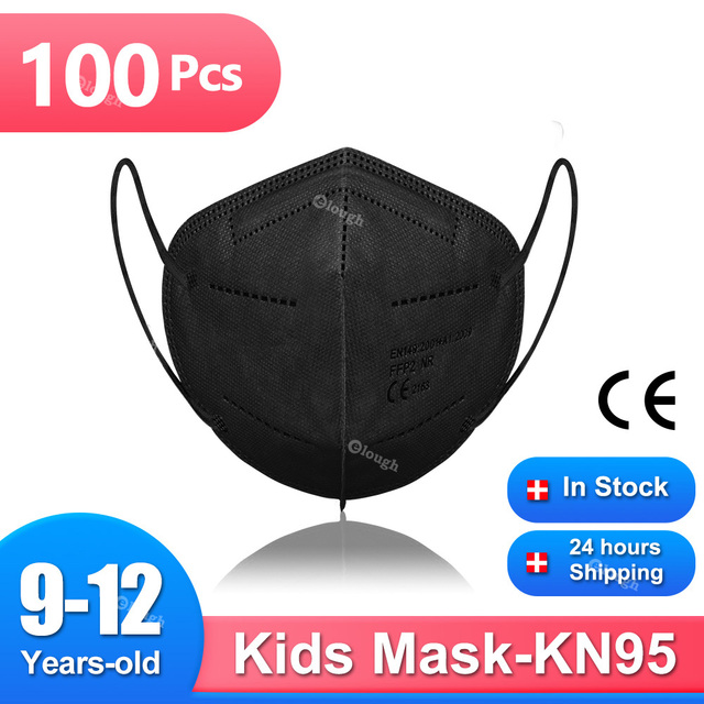 Mascarillas FPP2 Niños FFP2 Mascarillas FPP2 9-12 Years Old Kids Mask Similar Baby Morgues Masks 5 Layer CE ffp2tool KN95 FFP 2 Mask