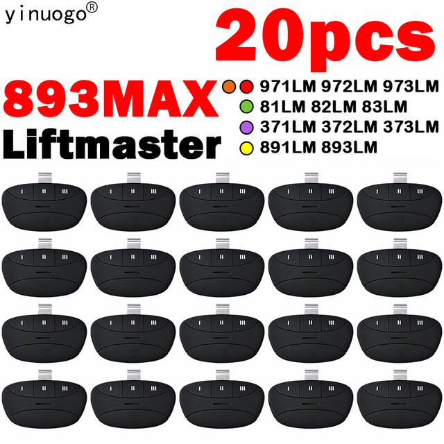 أحدث 893MAX Liftmaster باب مرآب بميزة التحكم عن بعد فتحت ل 371LM 372LM 373LM 971LM 937LM 81LM 83LM 891LM 893LM 953EV 953ESTD