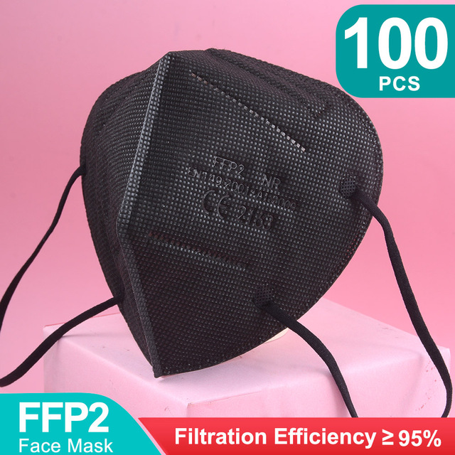 20-100 قطعة ffp2fan ce mascarillas ffp2reuse zable الألوان واقية الفم قناع kn95 masque ffpp2 mascarillas kn95 شهادة