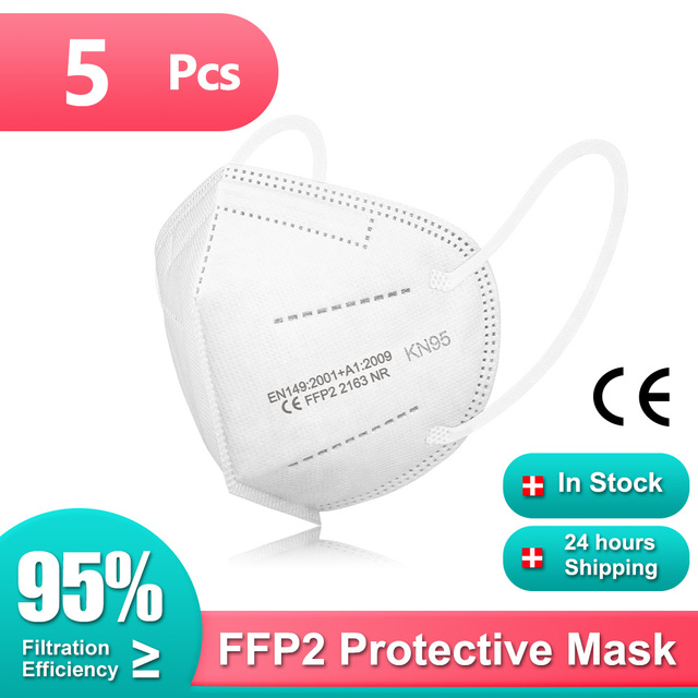 FFP2 mascarillas negras Kn95 masque noir fpp2 approved mask disposable mouth face mask ffp2 masks europe ffp3 certified mask