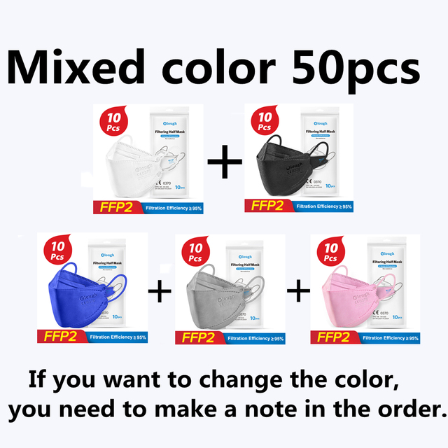 10-100 قطعة ffp2 أقنعة رمادي fpp2 وافق إسبانيا kn95 شهادة negras ffp2mask الكبار التنفسي ffp2reutilizable قناع kn95 fpp2