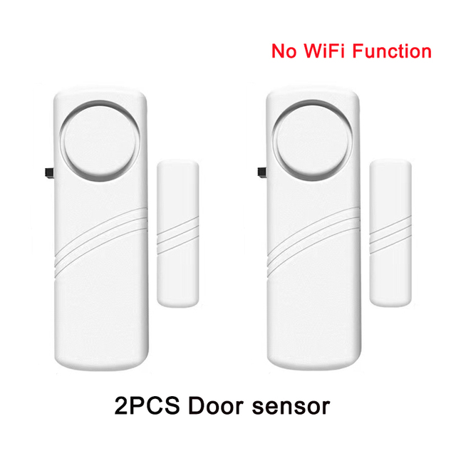 Tuya WiFi Door Sensor Siren Loud 110 dB Sounder Wireless Window Call Switch Sensor for Home Security Intrusion Burglar Alarm