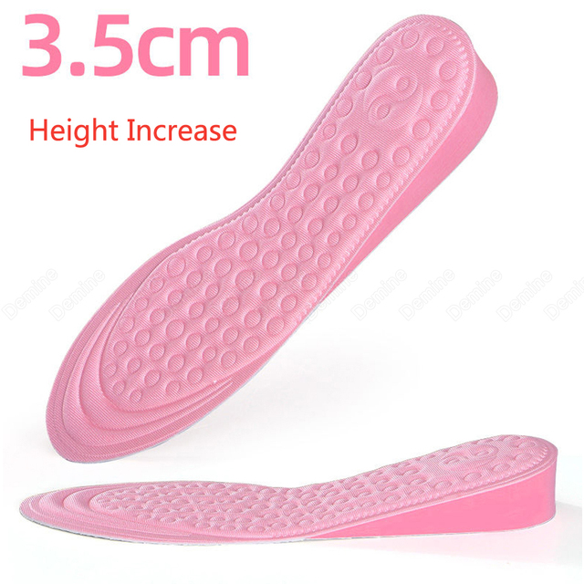 Demin Height Increase Shoe Insoles For Women Comfort EVA Memory Foam Insole Shoes Insert Heel Foot Lift Pad Increase Insoles