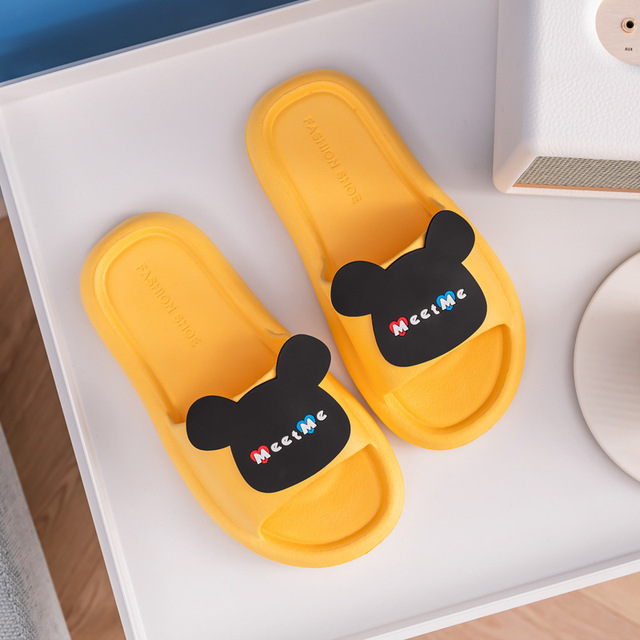 Women Summer Slippers Cartoon Non-Slip Slides Indoor Bathroom Slippers Men Outdoor Beach Slippers Zapatos Hombre chausson