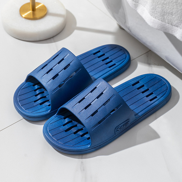 Bathroom Leakage Slippers Women Summer Indoor Bath Non-slip Quick-drying Shoes Couples Home Wear-resistant Sandals Slippers