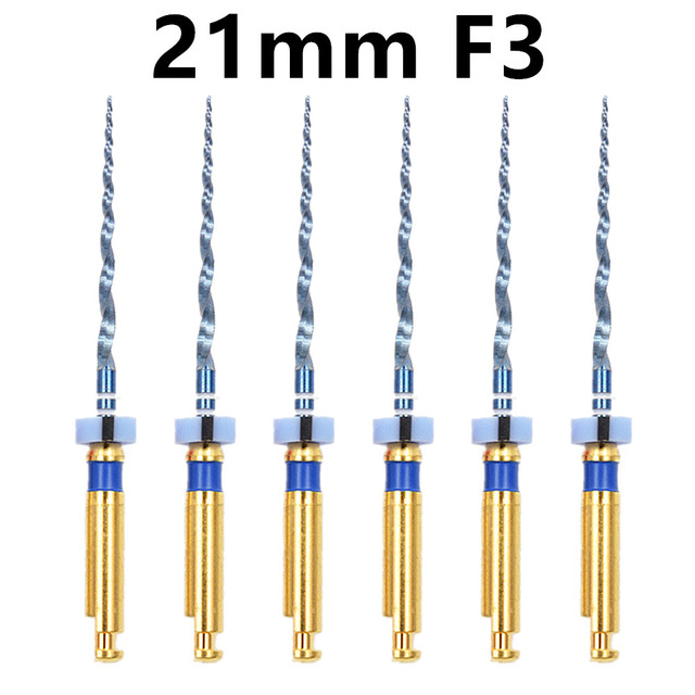 Dental Heat Activated Files Blue Endo Files Drive Use Rotary Files SX-F3 25mm For Root Canal Treatment