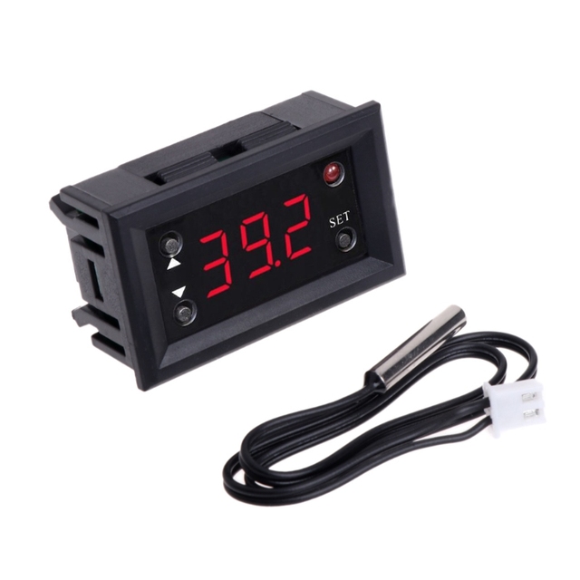 Car Voltage & Water Temperature Meter Voltmeter Thermometer 12V/24V LED Display N12 20 Dropshipping