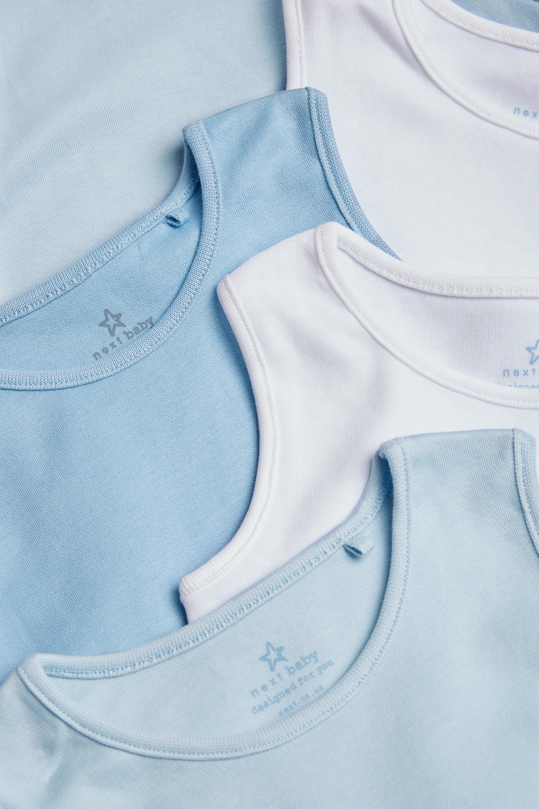 Baby 5 Pack Vest Bodysuits (0mths-3yrs)