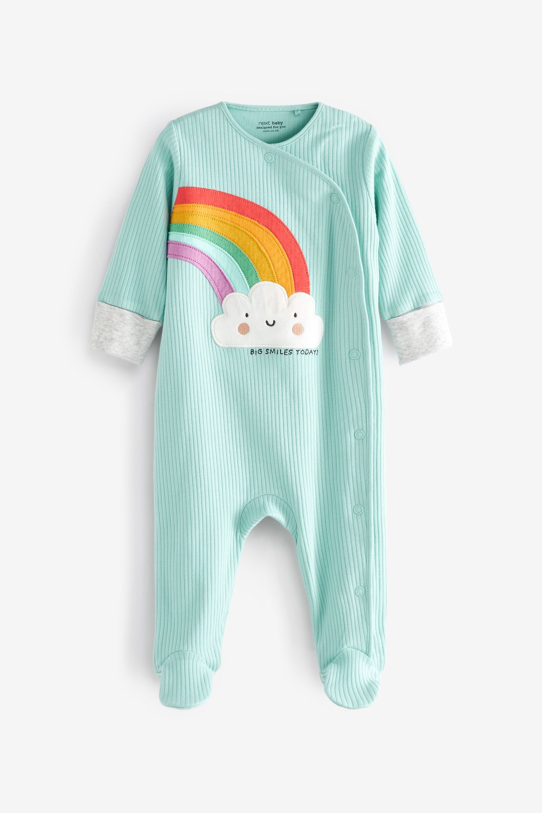 Pastel Sleepsuits 2 Pack (0-3yrs)