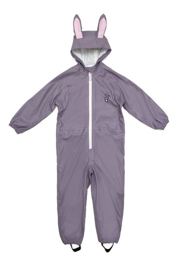 Dinoski Purple Hop The Bunny Puddlesuit