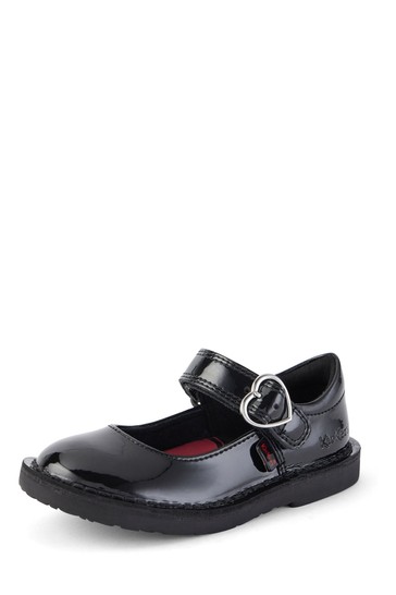 Kickers Adlar Heart Mary-Jane Patent Leather Shoes