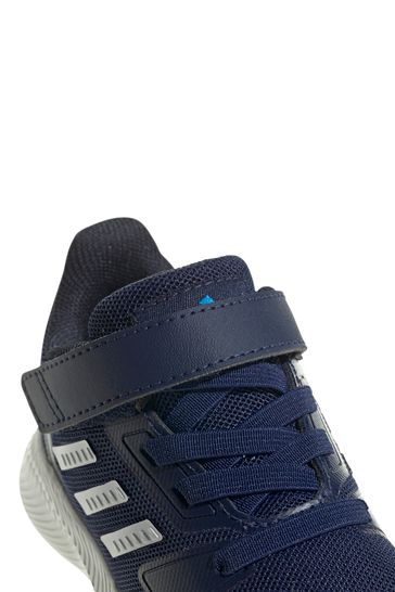 adidas RunFalcon Infant Navy Blue Strap Trainers