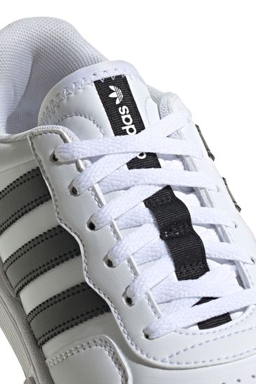 adidas Originals White Classics Inspired Other Youth Lace Trainers