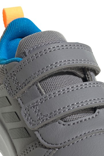 adidas Tensaur Infant Grey Strap Trainers