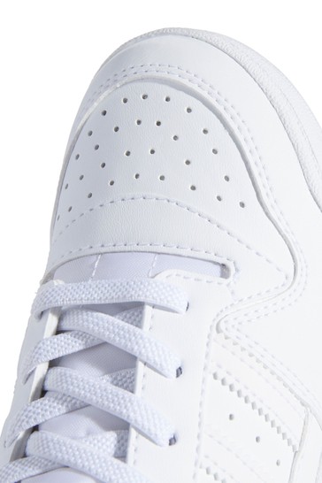 adidas Originals White Forum Junior Trainers