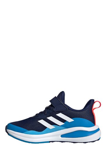 adidas Black FortaRun Youth & Junior Strap Trainers