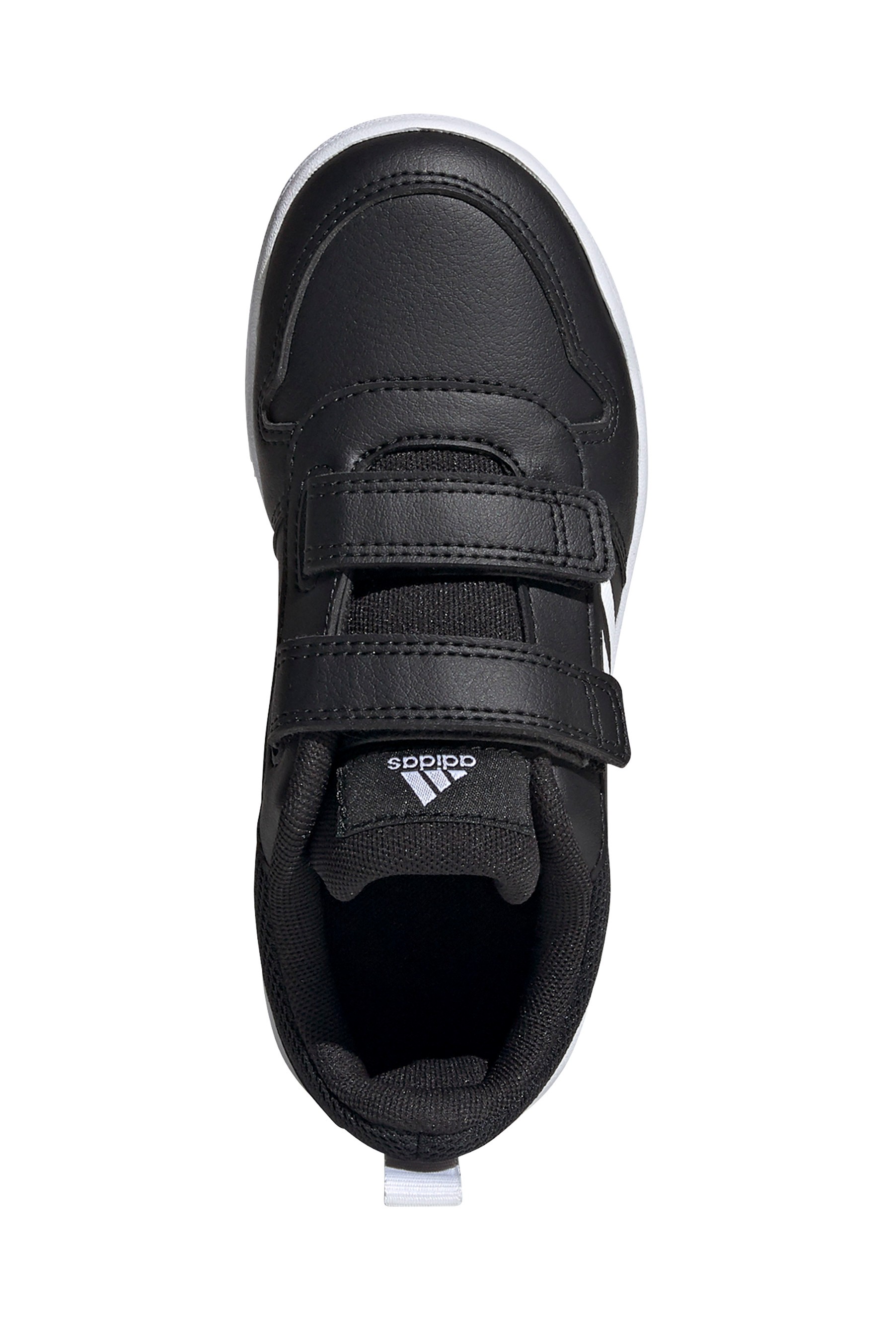 adidas Black/White Tensaur Youth & Junior Velcro Trainers