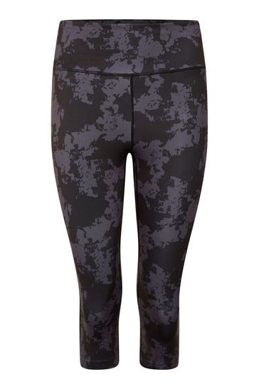 Dare 2b Laura Whitmore Edit Influential Black 3/4 Recycled Running Leggings