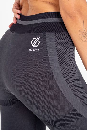 Dare 2b Laura Whitmore Edit Black Don't Sweat It Seamless Running Leggings