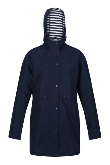 Regatta Blakesleigh Blue Longline Waterproof Jacket