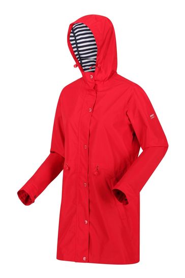 Regatta Blakesleigh Red Longline Waterproof Jacket