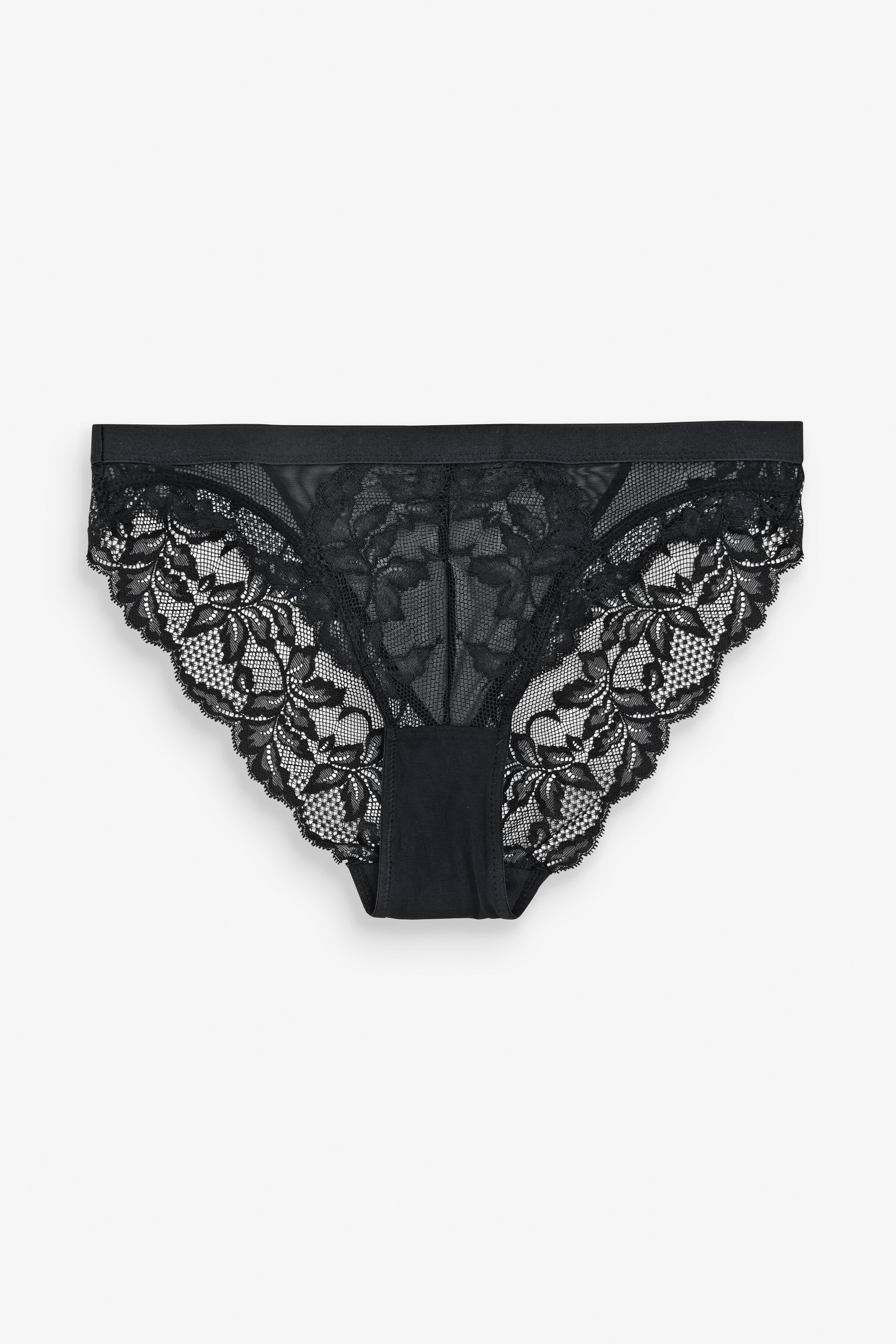 Lace Knickers 2 Pack High Leg