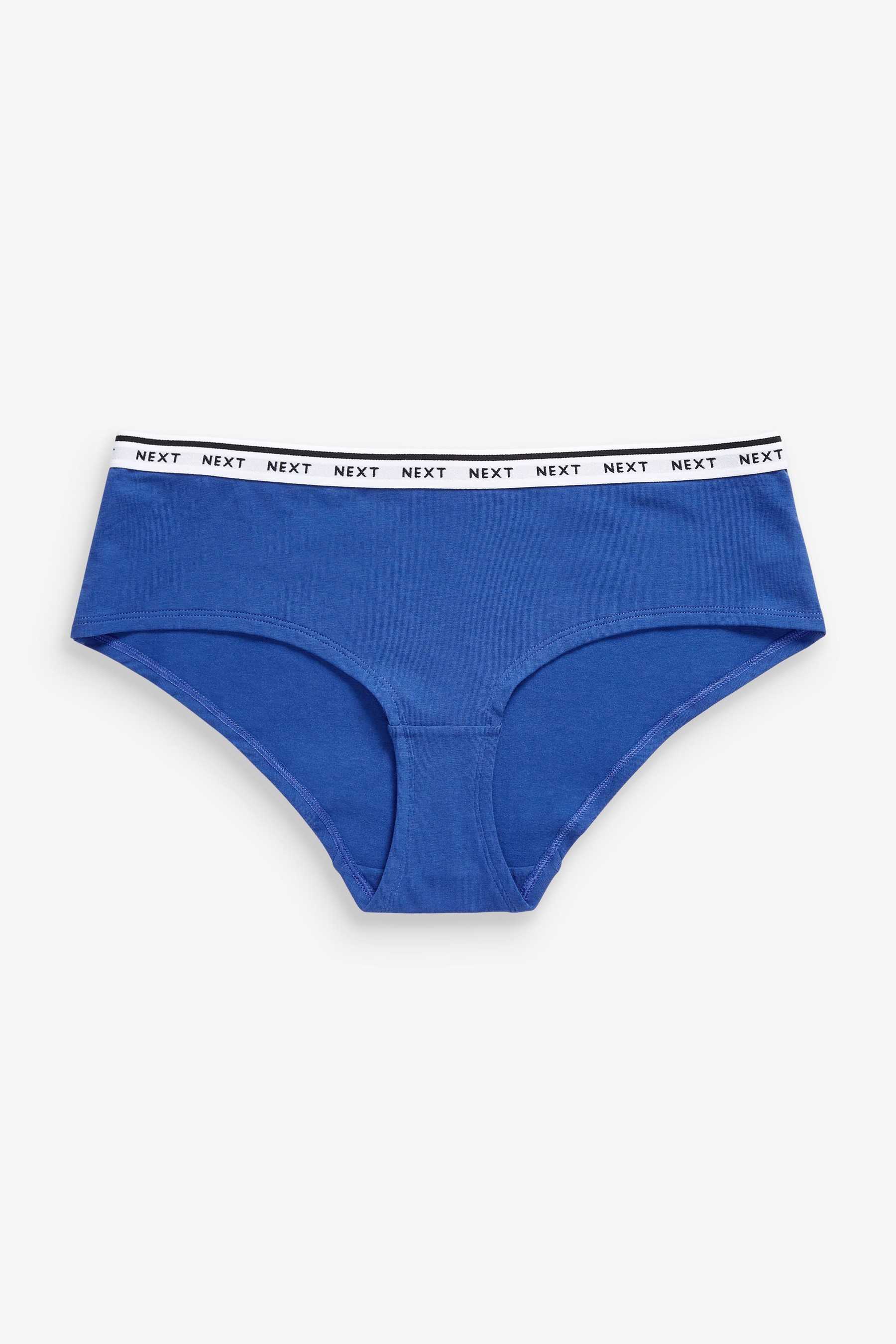 Cotton Rich Logo Knickers 4 Pack Short