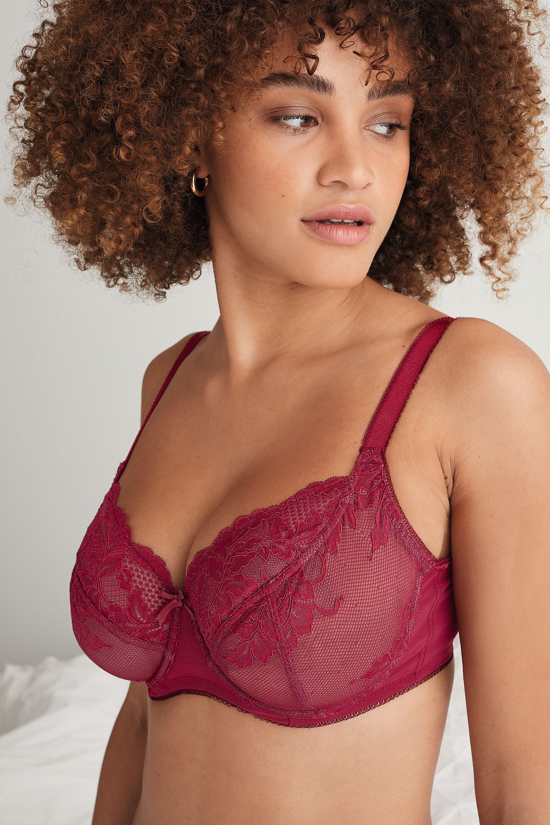 DD+ Non Pad Balcony Bras 2 Pack