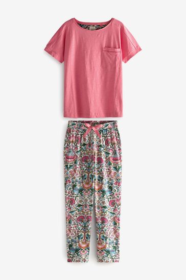 Morris & Co. At Next Cotton Jersey Pyjamas Petite