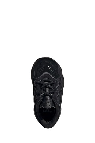 adidas Originals Ozweego Black Infant Elasticated Lace Trainers