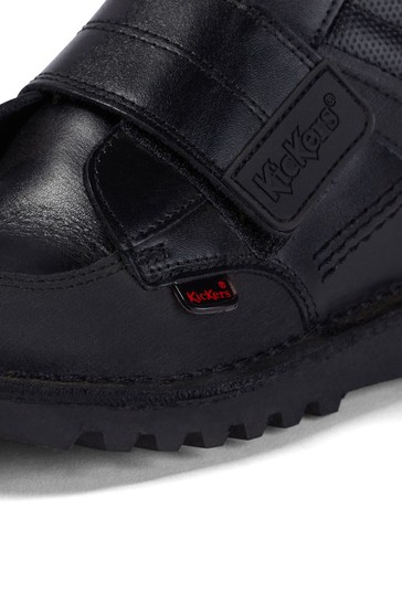 Kickers Black Kick Mid Scuff Shoes