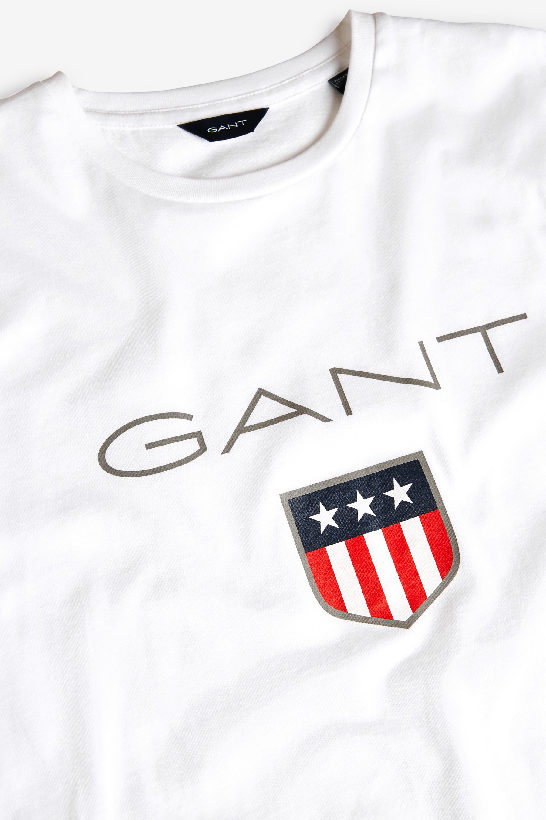 GANT White Teen Boys Shield T-Shirt