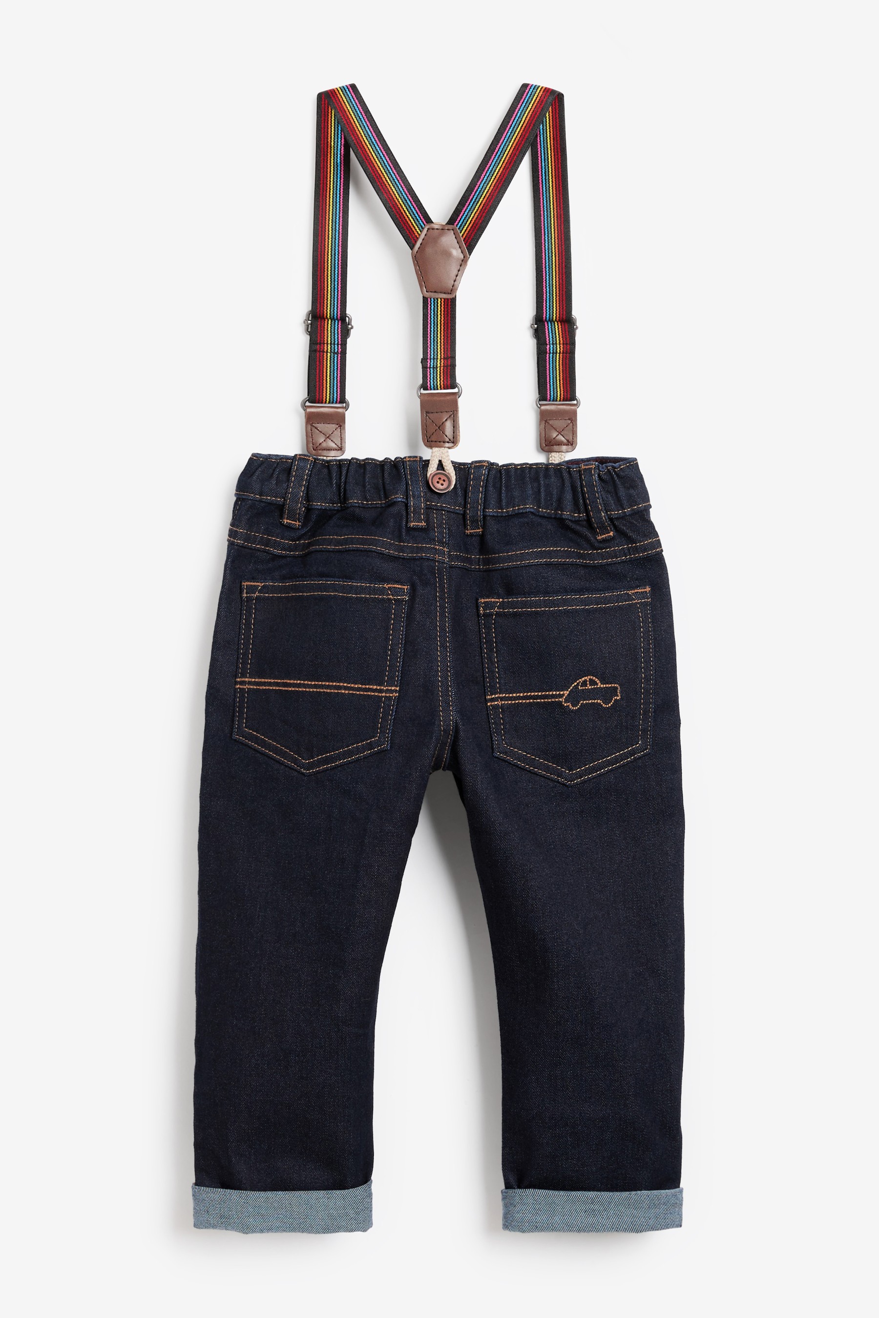 Five Pocket Jeans With Stretch (3mths-7yrs) Slim Fit