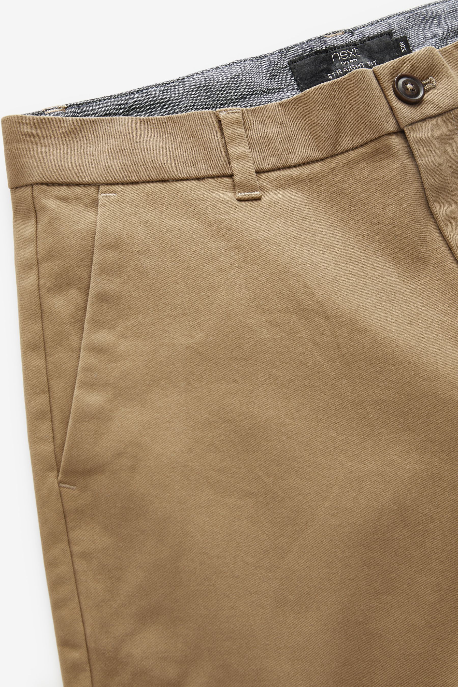 Stretch Chino Trousers Straight Fit