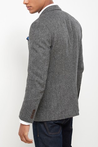 Signature Herringbone Blazer Tailored Fit