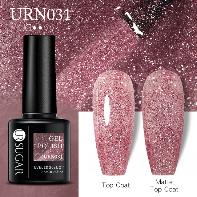 UR SUGAR Thermal Nail Polish Shiny Sequins Effect Color Change Gel Varnish All For Manicure Nails Art UV Semi Permanent Gelak