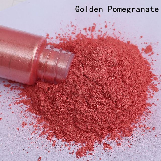 Bottle Pack 10g Pigment Powder Nail Art Craft Classic Golden Glitter Powder Flash Dust Decoration Paint Packaging