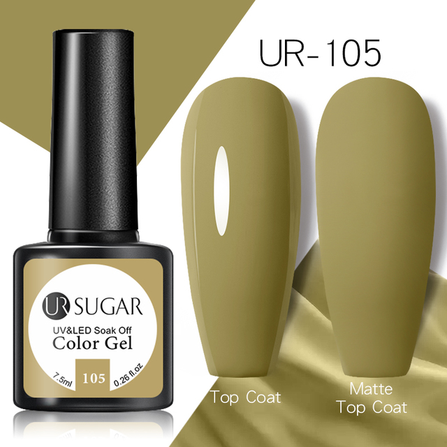 UR Sugar Fluorescent Reflective Gel Holographic Gel Nail Polish Shine Neon Glitter Semi Permanent Soak Off UV LED Nail Gel