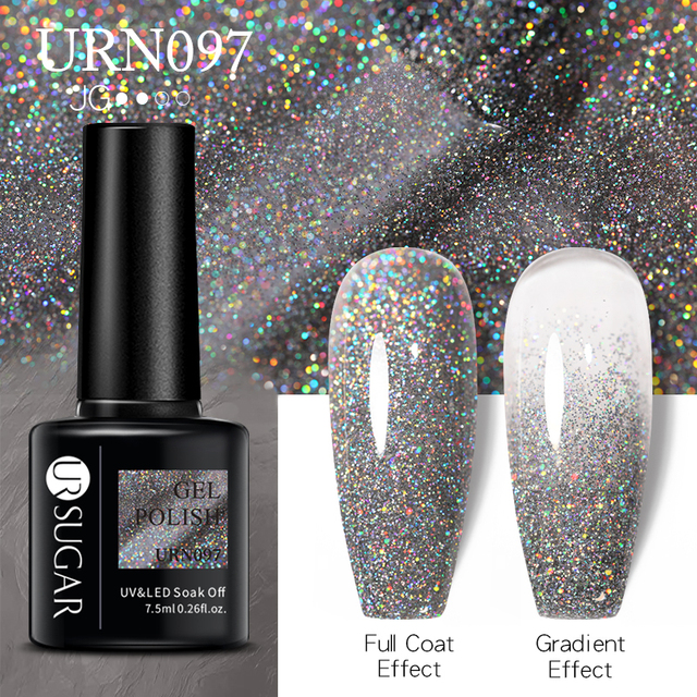 ur sugar 7.5ml gel polish manicure for nails christmas semi permanent vernes top coat soak off uv led gel color glitter varnish