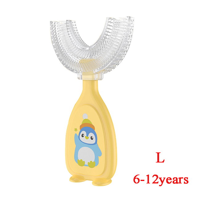 360 Degree Baby Toothbrush U Shape Baby Toothbrush Soft Silicone Toothbrush For Baby Teeth Cleaning Oral Care