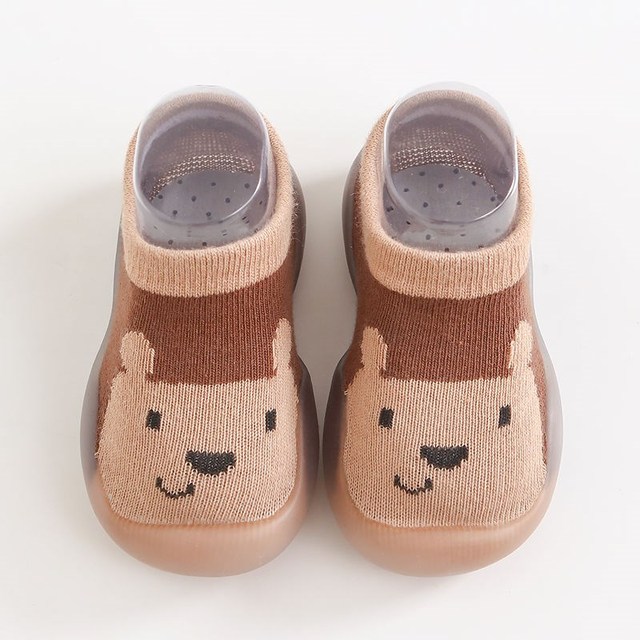 Baby sock shoes anti-skid spring autumn cartoon animal breathable shoes baby girl baby boy soft TPE sole baby boy casual shoes