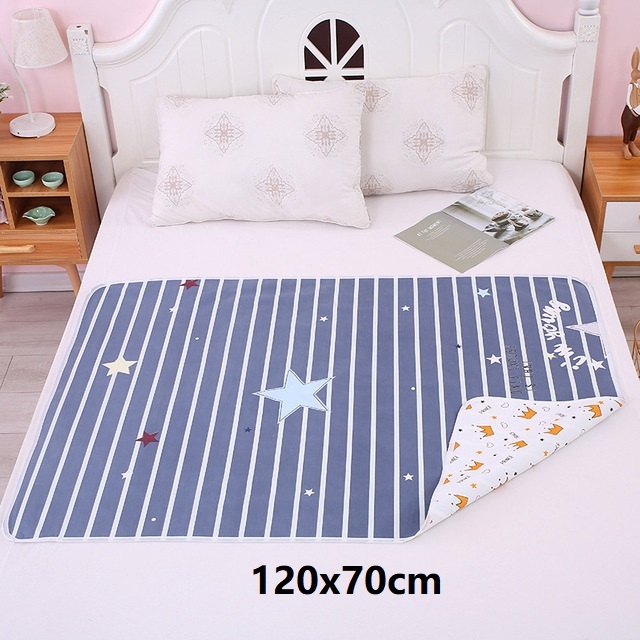 120x70cm Newborn Baby Portable Waterproof Changing Mat Infant Toddler Paper Changing Mat Castle Disposable Diaper Night Nappy Pad