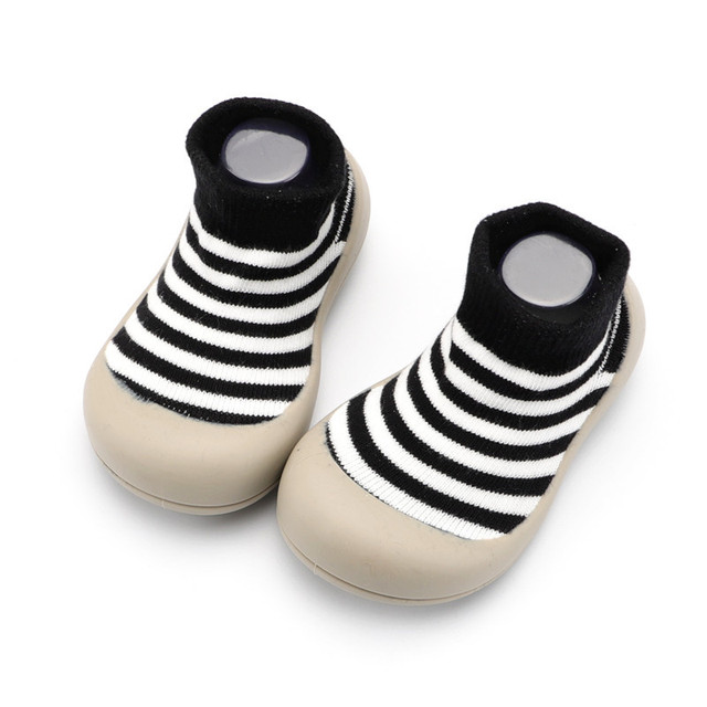 Newborn Baby Socks Shoes Boy Girl Dinosaur Baby First Walkers BeBe Cotton Comfort Soft Anti-Slip Prewalker Crib Infant Shoes