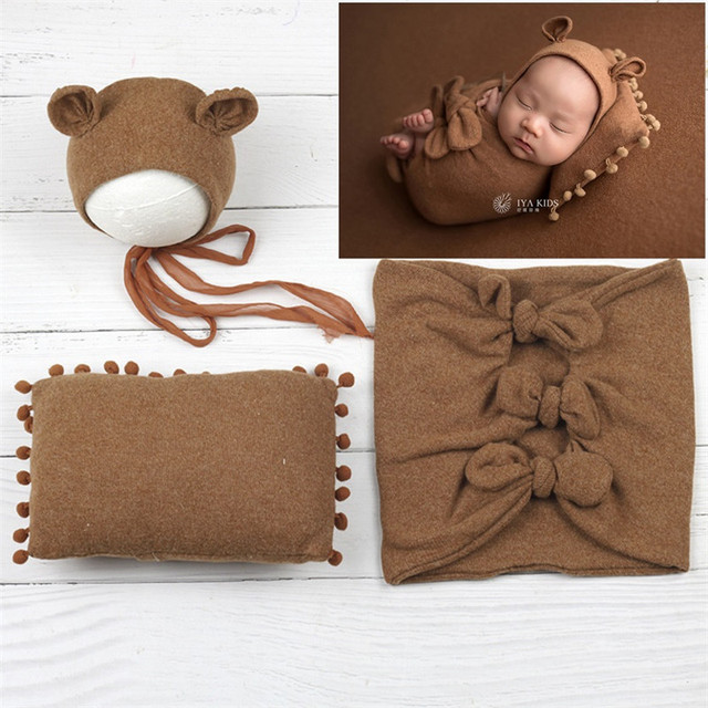 Baby Photography Props Newborn Photography Blanket Baby Photo Wrap Swaddling Photo Studio Shoot Accessories