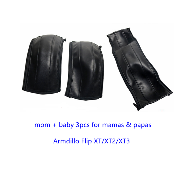 Leather Covers For Amaz and Papas Armadillo Flip XT/XT2/XT3 Stroller Trolley Cart Handle Sleeve Armrest Protective Cover Accessories